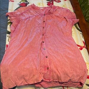 Entro Pink Button-Down Shirt